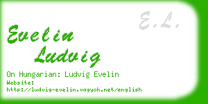 evelin ludvig business card